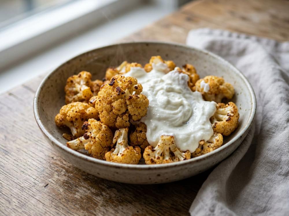 Bloemkoolhapjes uit de airfryer