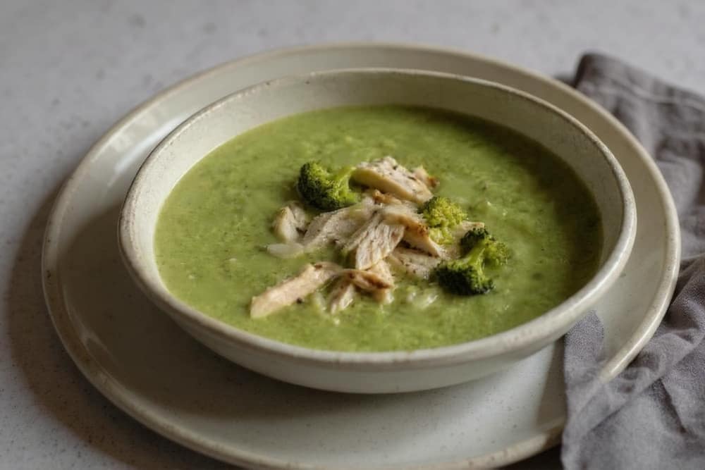 Broccolisoep met kip