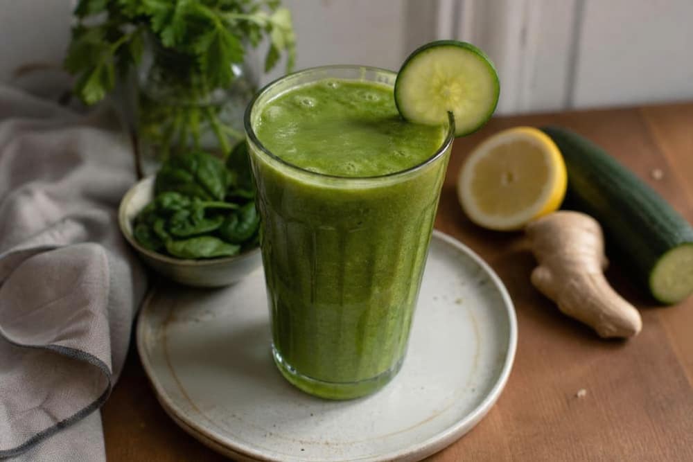 Groene smoothie om af te vallen