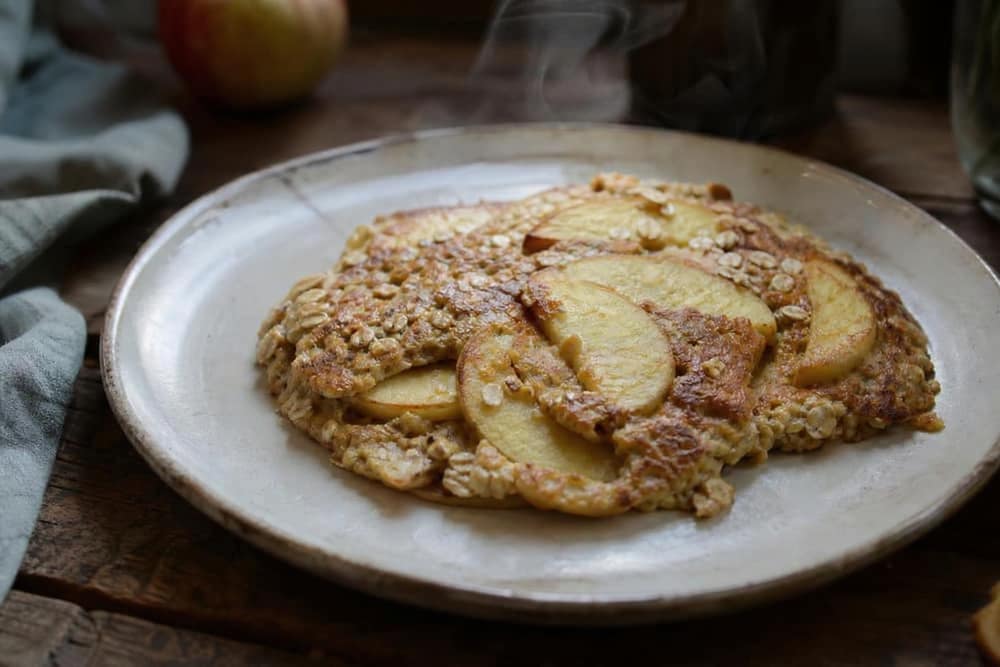 Haverpannenkoek met appel