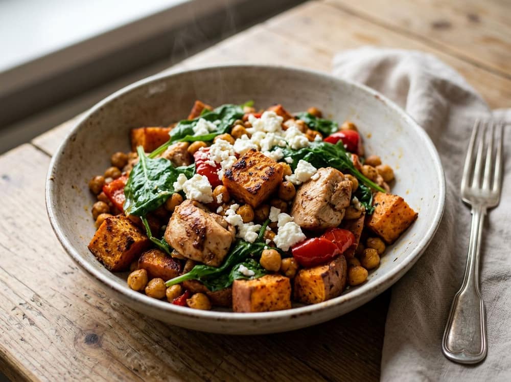 Meal prep bowl zoete aardappel