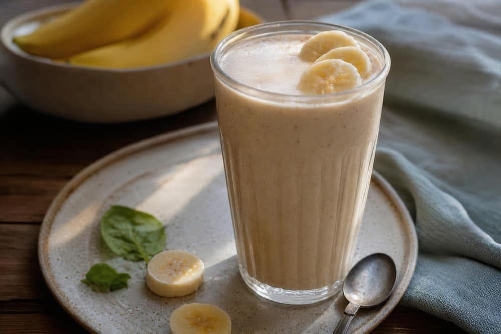 Proteïne shake met banaan