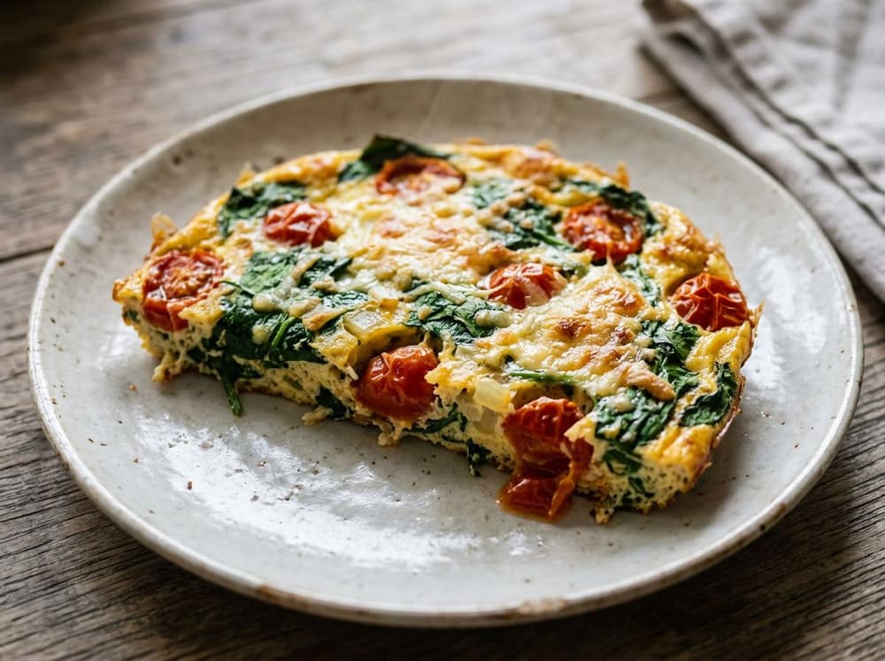 Caloriearme quiche zonder bodem