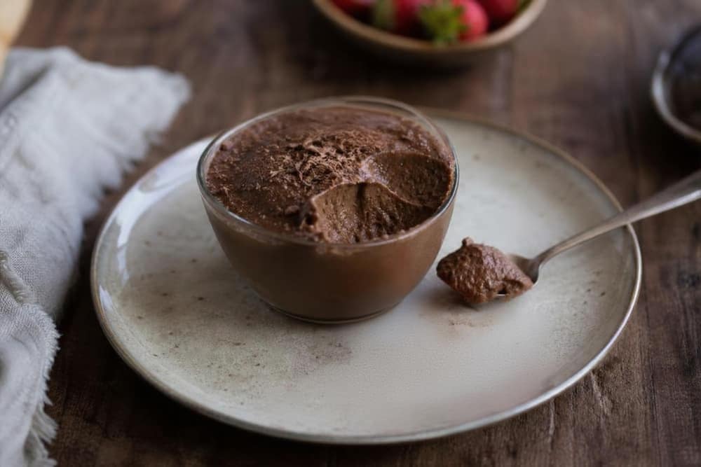 Vegan chocolademousse van avocado